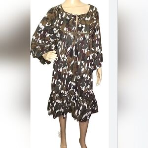 Lane Bryant camouflage A-line mini dress- Sz-18/20